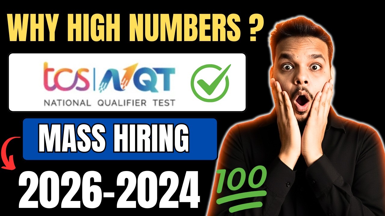Why TCS is Hiring in High Numbers ? | Why TCS NQT 2026 Preparation is Very Important | TCS Hiring