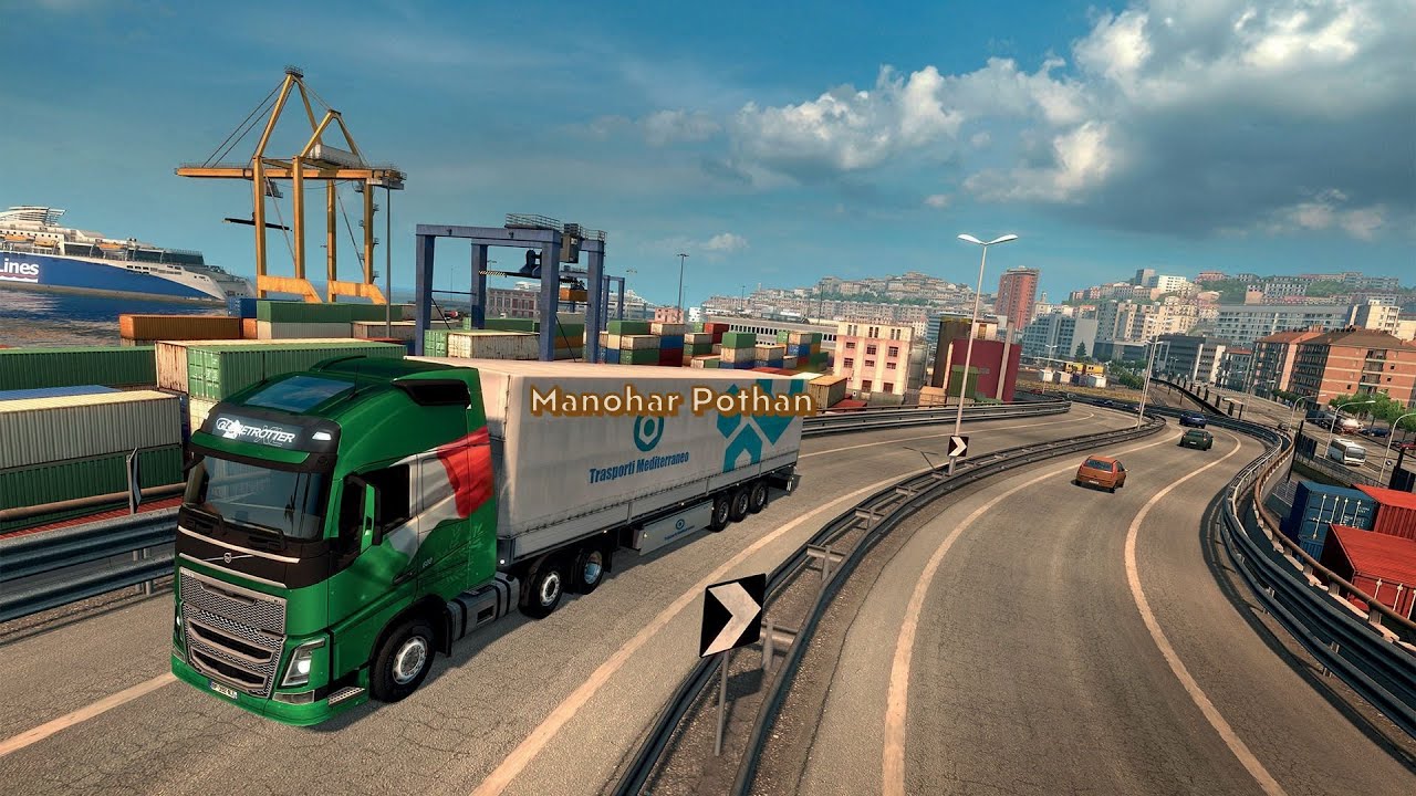 Euro Truck Simulator 2 With ANT Esports Steering Wheel Vertical