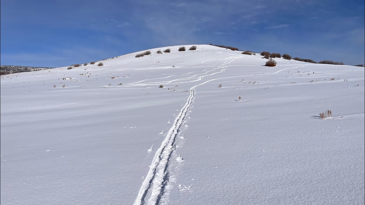 Attempting to get comfortable XCD skiing faster/steeper slopes