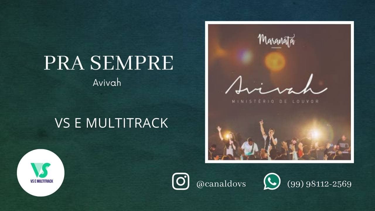 GRÁTIS - Pra Sempre - Avivah  - MULTITRACK