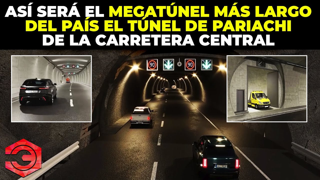 Así será el Megatúnel Más Largo del País el Túnel de Pariachi de la Carretera Central