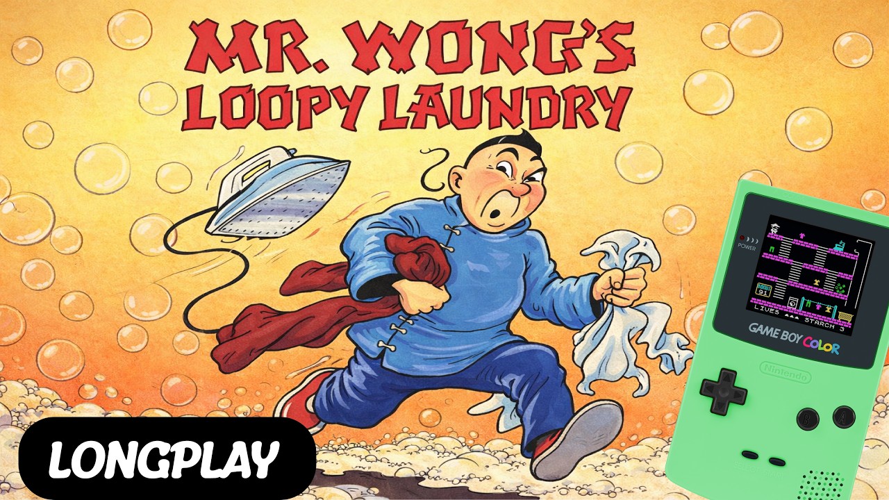 Mr Wong's Loopy Laundry - Game Boy Color Longplay video