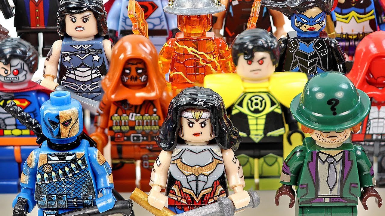 Batman Villains & Justice League Wonder Woman Superman Unofficial LEGO Minifigures