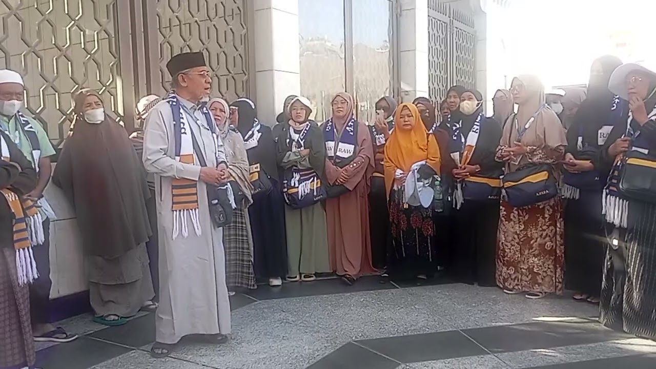 @abdusyarif09 Tausiyah Ziarah Wada' Masjid Nabawi KH Oman Syahroni.