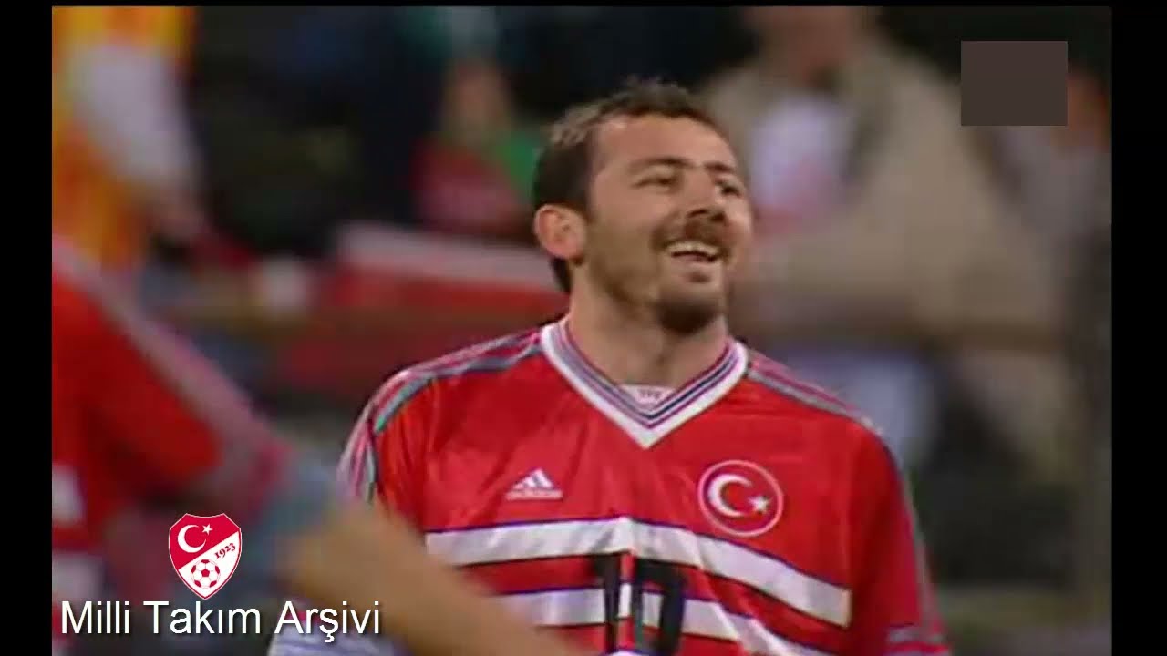 1999 Almanya Türkiye (SERGEN YALÇIN'DAN FUTBOL RESİTALİ) Avrupa Şampiyonası Eleme Grubu Maçı