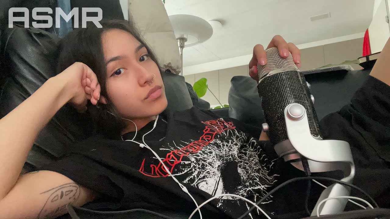 ASMR ☆ trashy chill rambles on the couch (+ triggers)