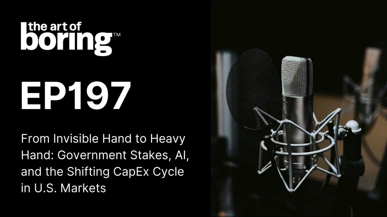 Invisible Hand to Heavy Hand: Govt Stakes, AI, and the Shifting CapEx Cycle in the U.S. | EP 197