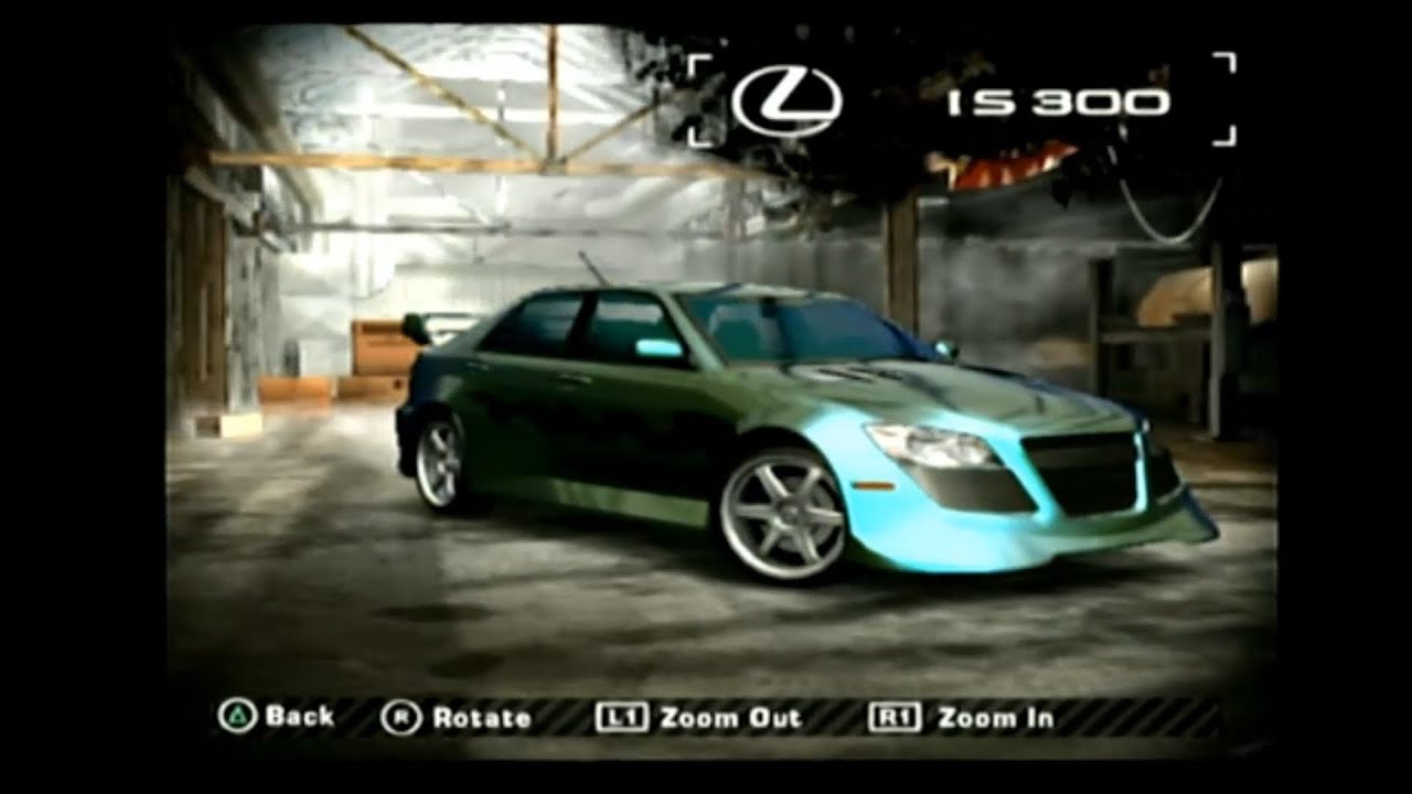 NFSMW 2005 All Tollbooth Career Races Lexus IS 300 Part 4