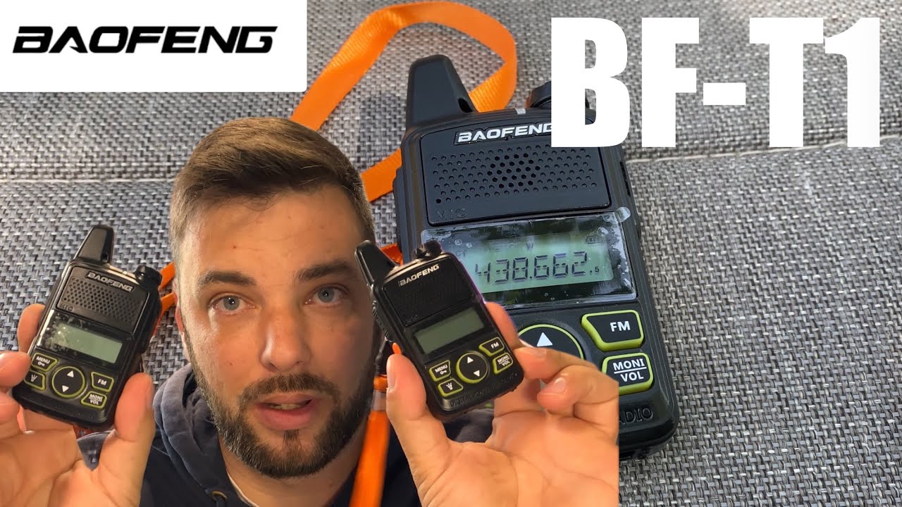 Rádióamatőr készülék PMR bőrben - Baofeng BF-T1 rádió bemutatás