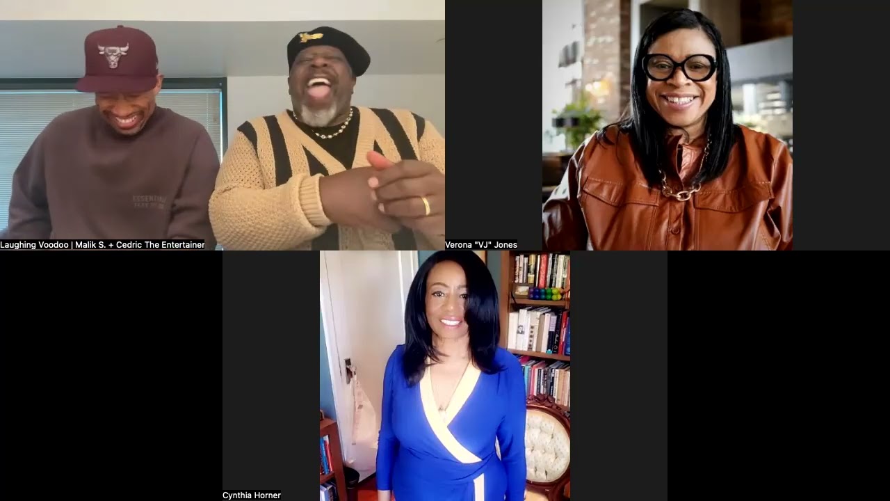 Laughing Voodoo's Malik S and Cedric  The Entertainer and Cynthia