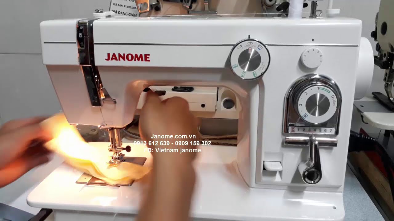 Hướng Dẫn Máy Thêu Lắc Tay Janome 808A - part 2 - Liên Hệ Duy Nhất Số 0967.612.639