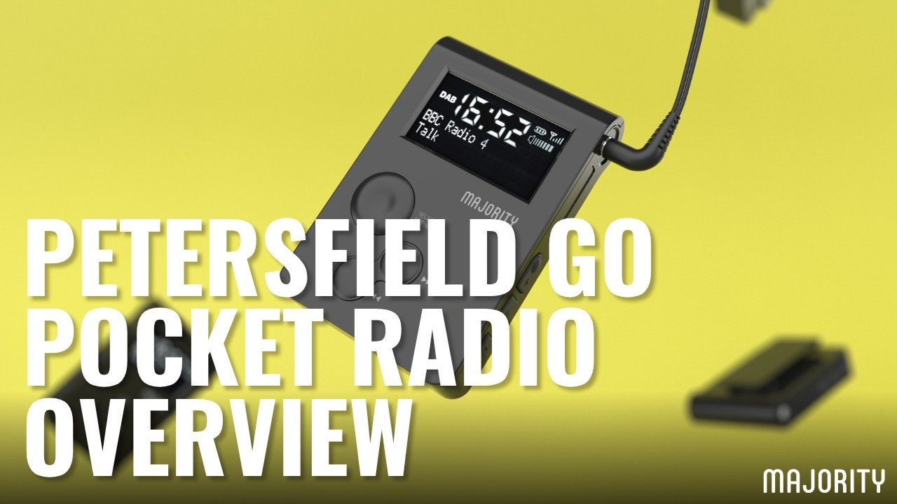 Petersfield Go 2 Pocket Portable DAB+ & FM Radio | Majority Audio