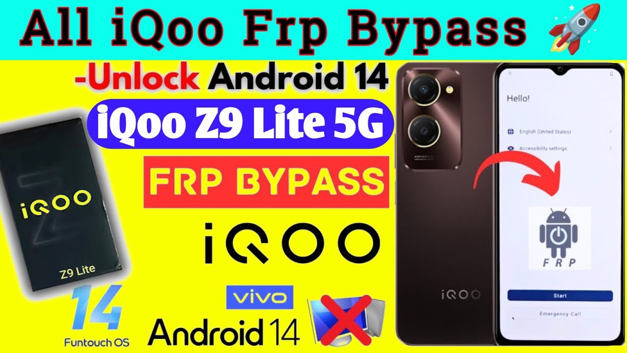 All iQoo Frp Remove New Security 2024 | IQ Z9 Lite 5g Frp Unlock Without Pc | IQ Z9 Lite Frp bypass