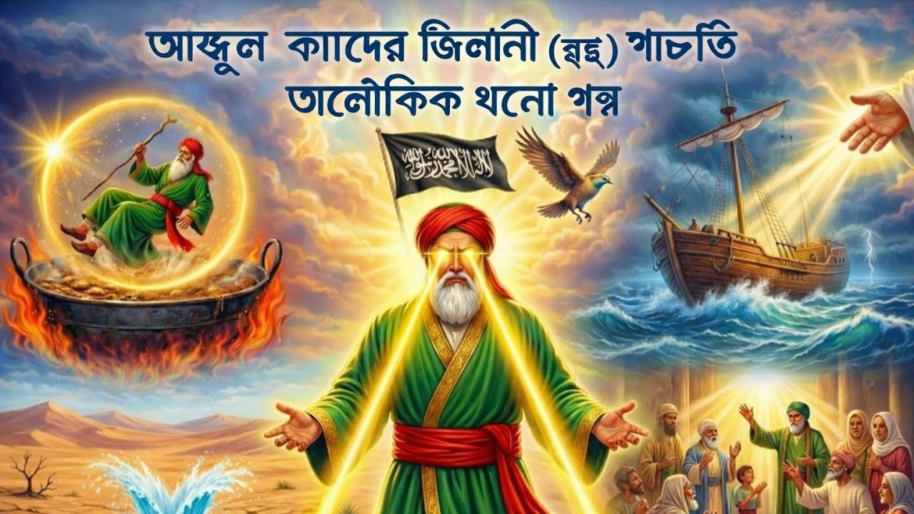✨ আব্দুল কাদের জিলানী (রহ.) জীবনের গল্প – গাউসুল আজম বড় পীরের ৫টি অলৌকিক ঘটনা #moralstory