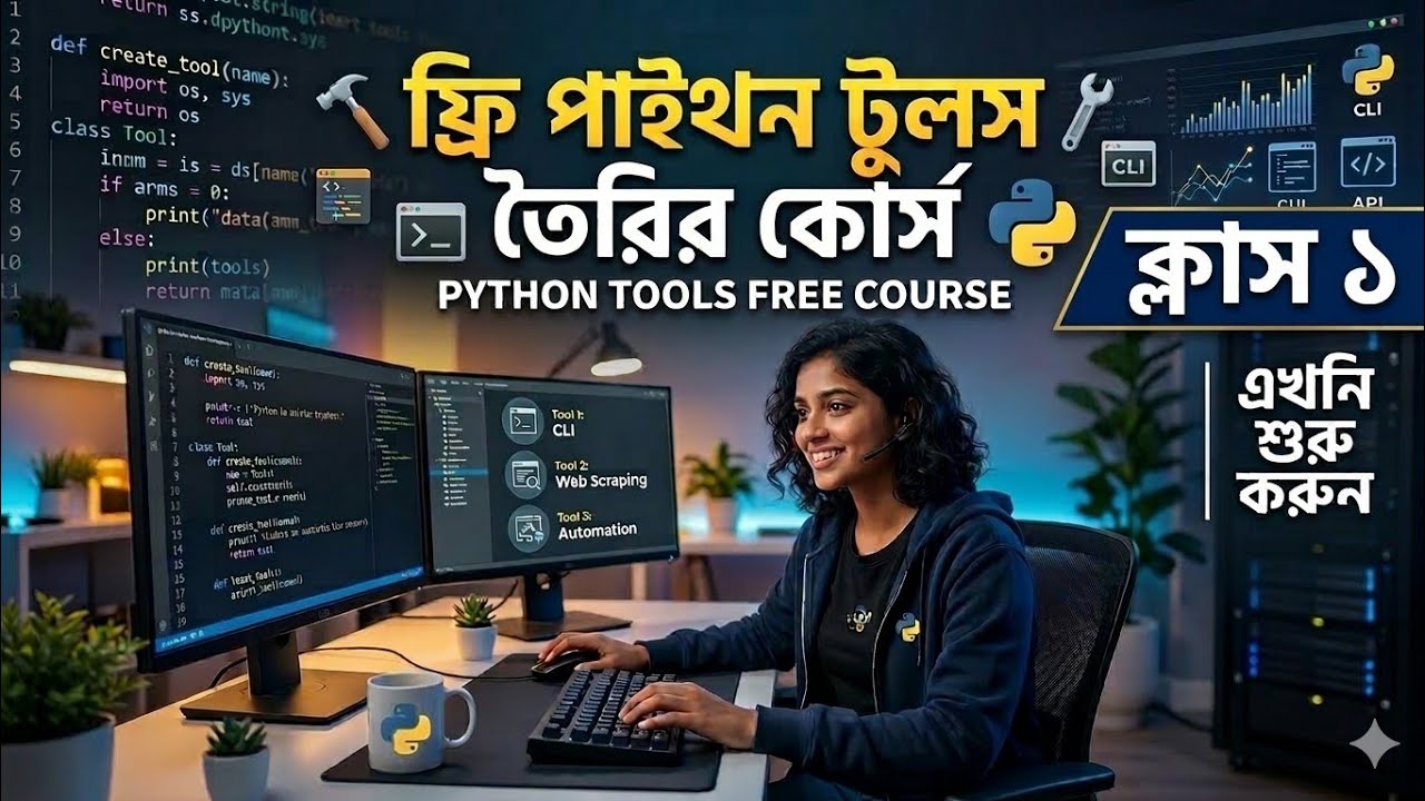 Python Tools making free Course || class:- 01