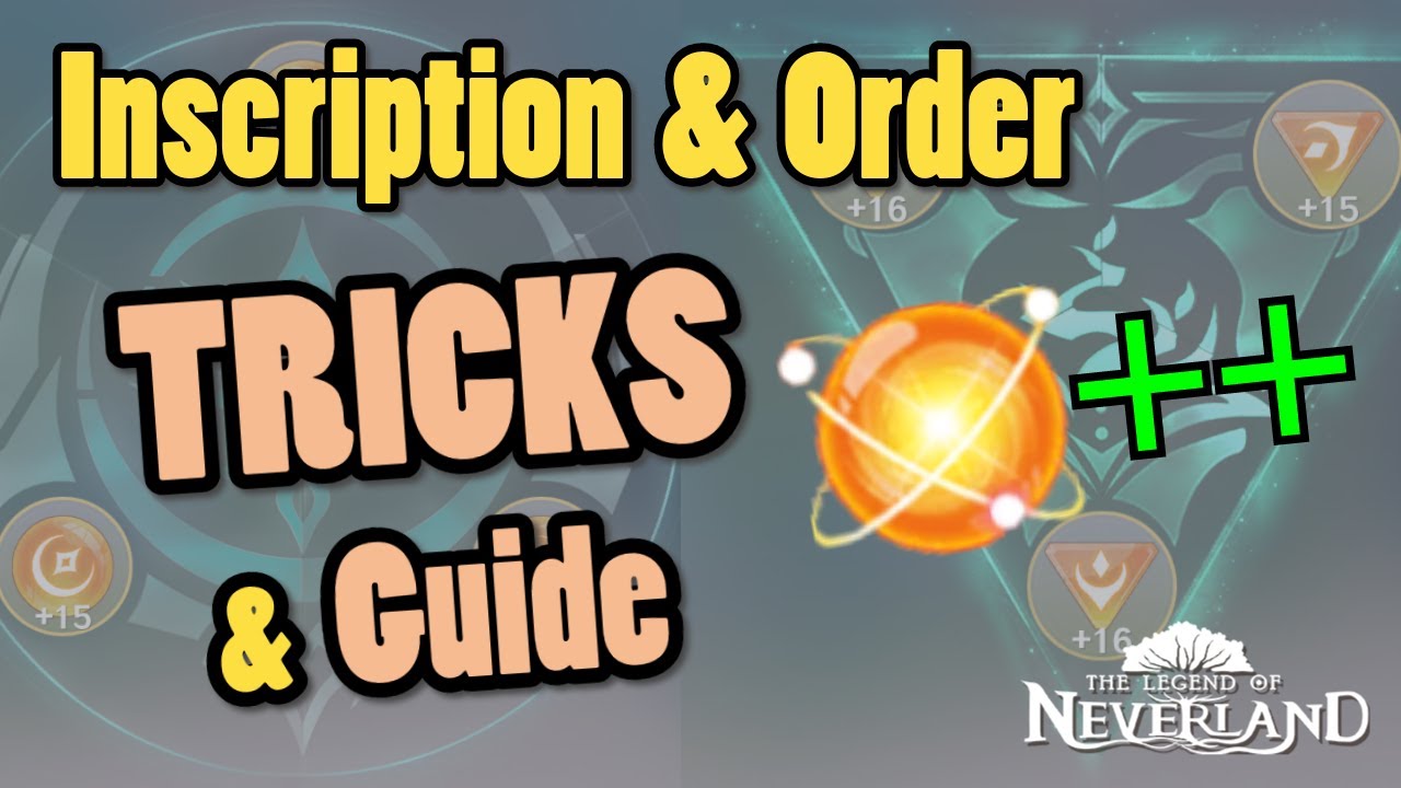 Inscription Order TRICK - The Legend of Neverland