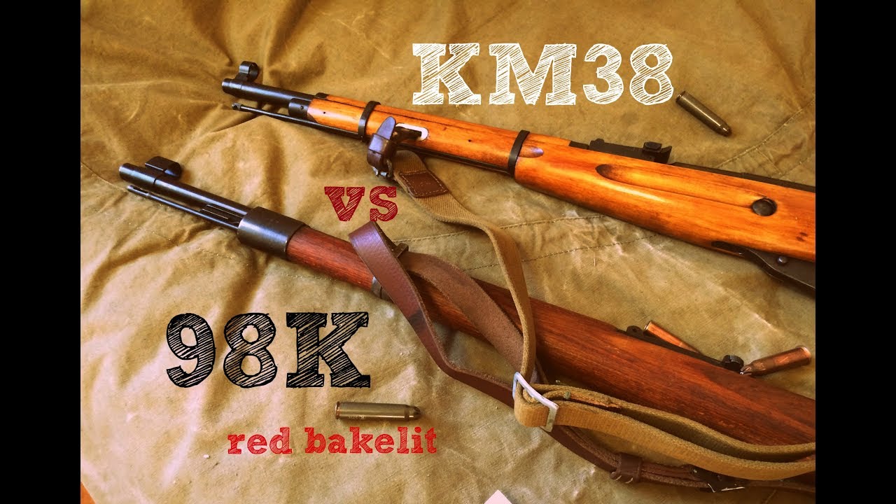 Охолощенные карабины ВОВ: КМ-38 & Маузер 98К