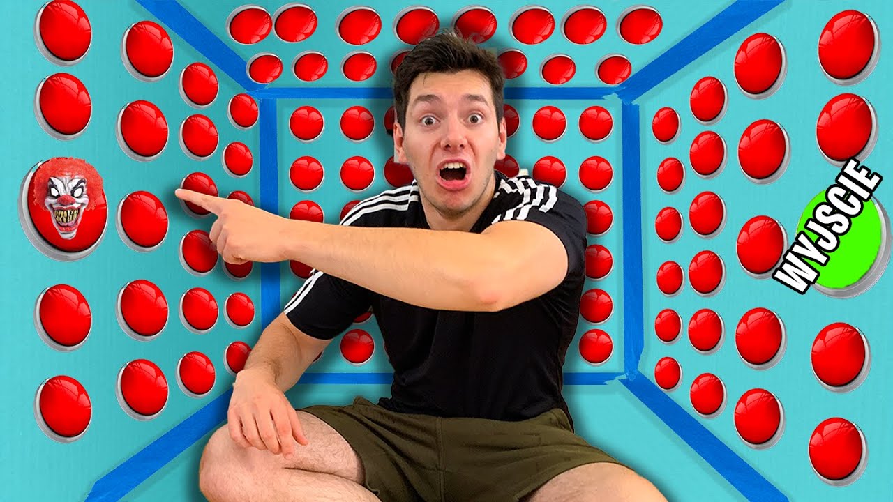 1000 PRZYCISKÓW Ale Tylko 1 Pozwala Ci UCIEC Z Więzienia z Kartonów!