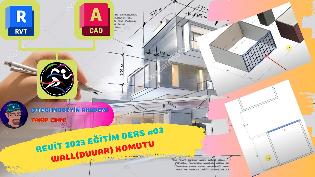 Revit 2022 Eğitim Ders #03 // Wall(Duvar) Komutu