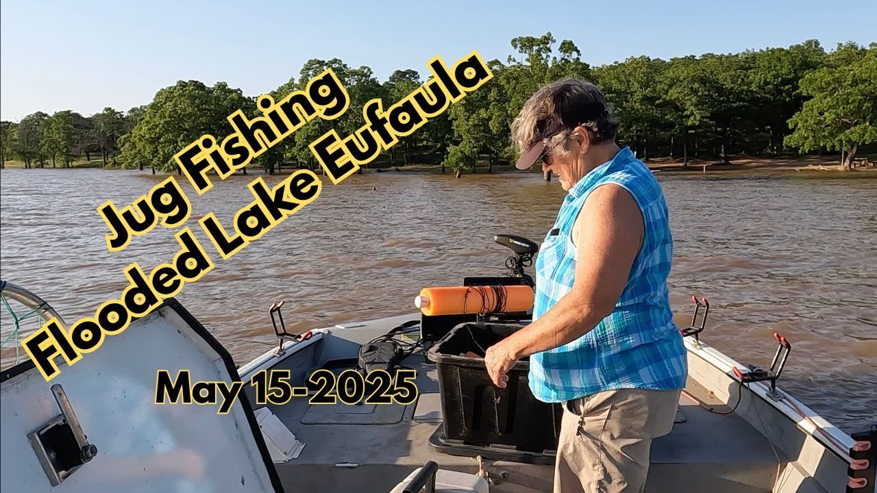 Jug Fishing Flooded Lake Eufaula