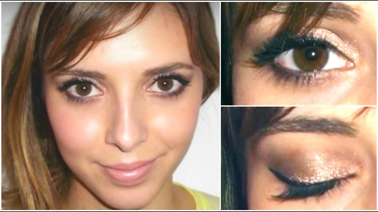 Tuto de soirée pour les yeux marrons-verts avec la Naked 2