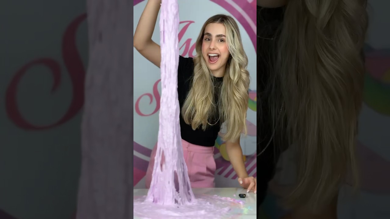 SLIME COM TODAS AS CORES DE ESPUMA 💘