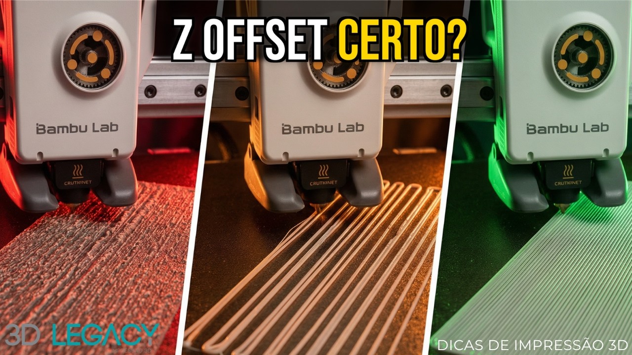 👉 Primeira Camada Errada na Bambu Lab A1? Corrija Assim!