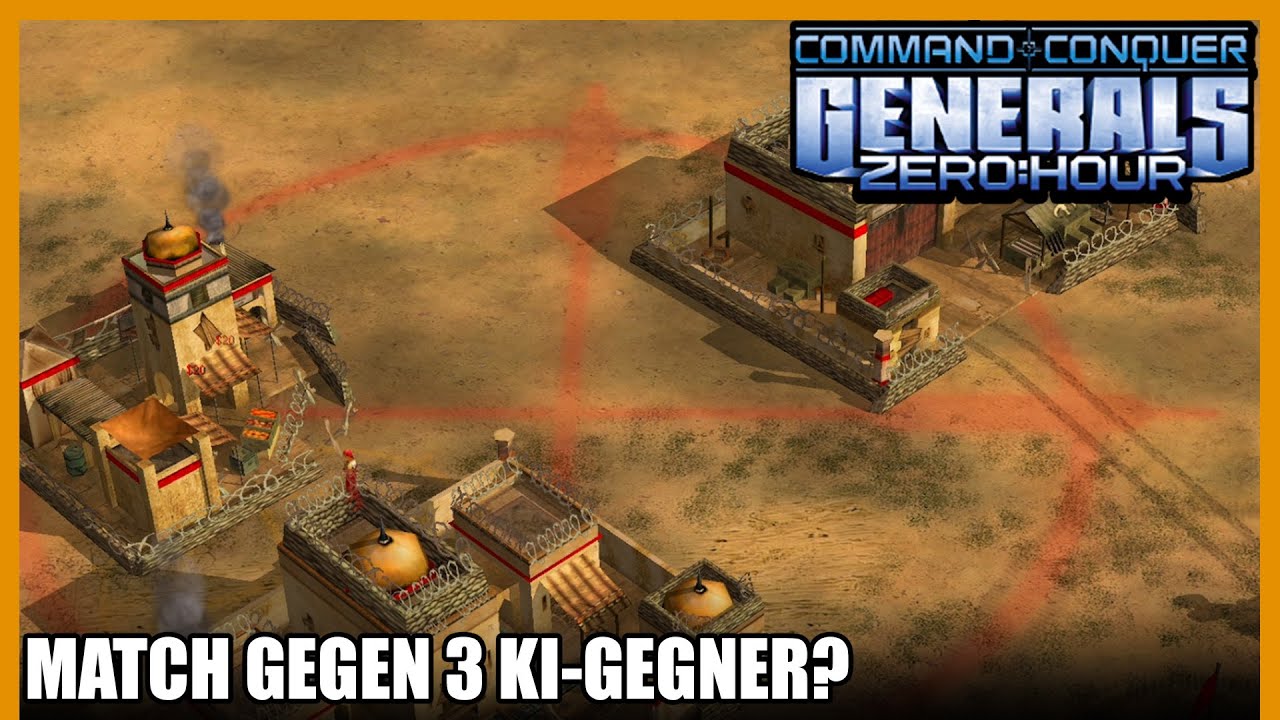 Match gegen 3 KI Gegner? | Command & Conquer Generals - Die Stunde Null Let's Play #2