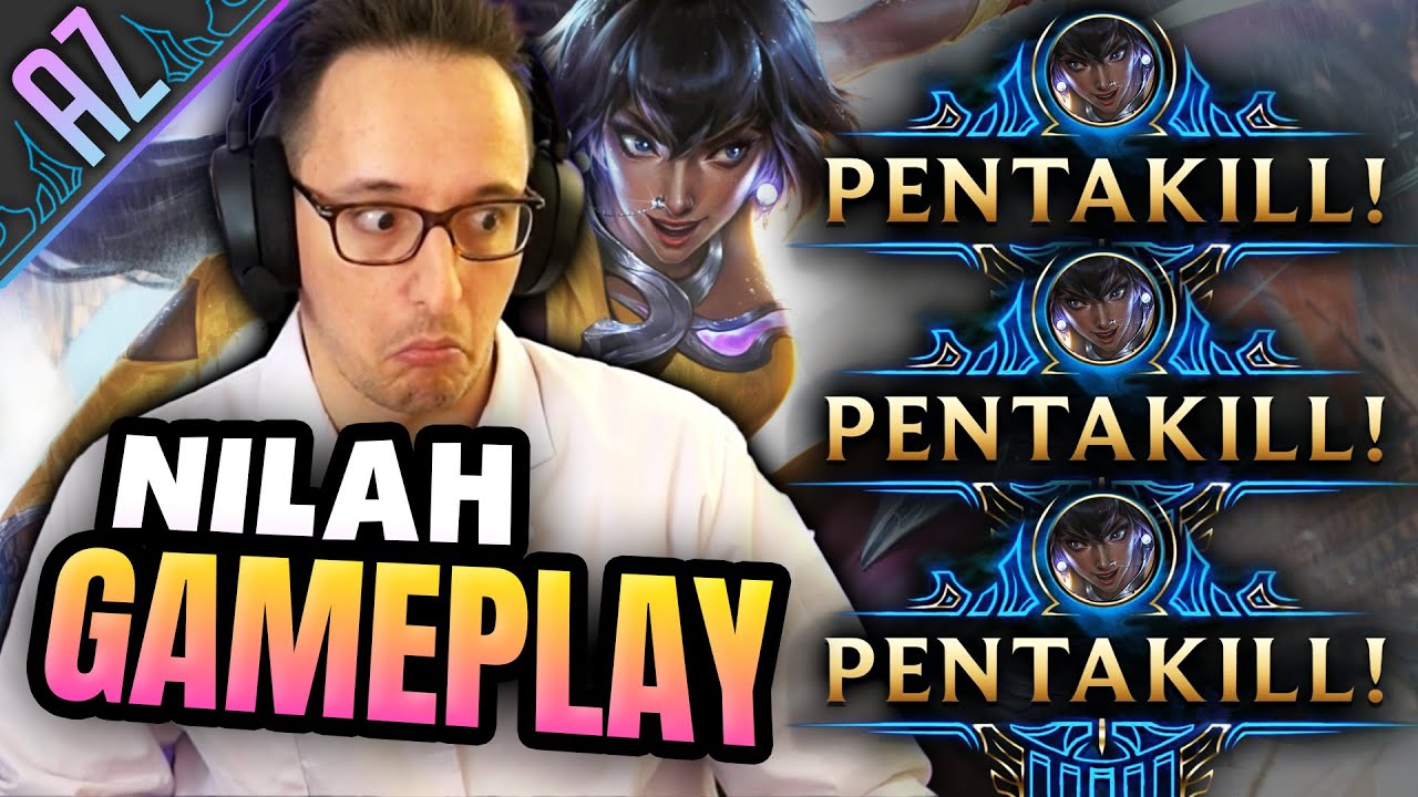 NILAH GAMEPLAY ITA PBE - 3 PENTAKILL AL PRIMO GAME?!?!