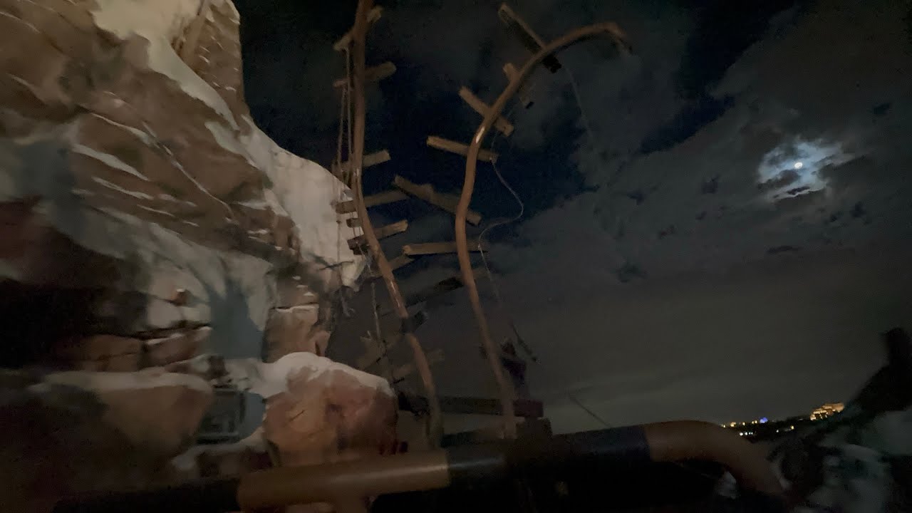 Expedition Everest - FULL Experience - Queue, Ride and Shop (Nighttime)