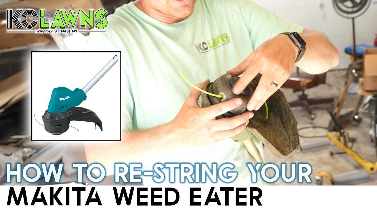 Makita XRU12 - Replacing String Weed Eater String Trimmer