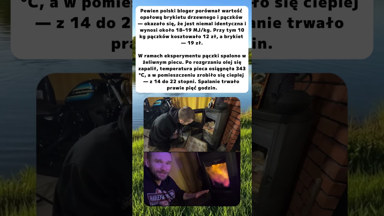 Pączki zamiast drewna: polski bloger przeprowadził eksperyment @adbunio