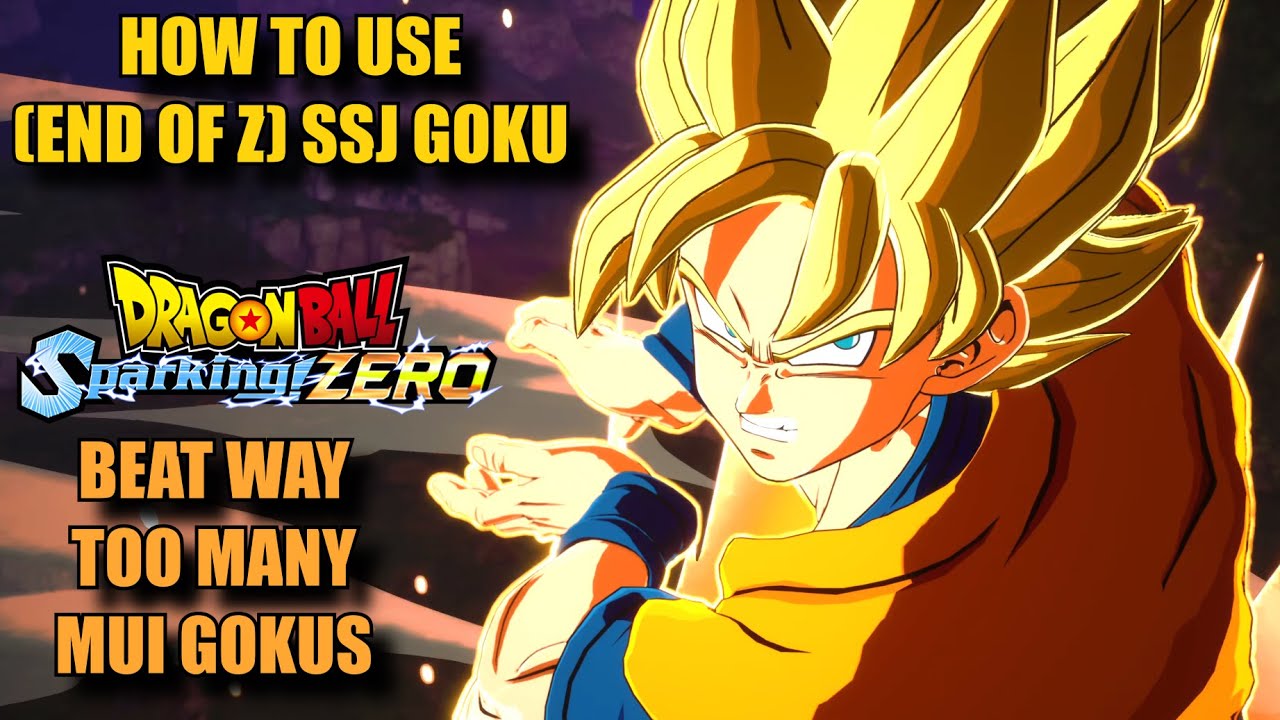 How a Z Rank Uses (End of Z) SSJ Goku | Dragon Ball Sparking! Zero