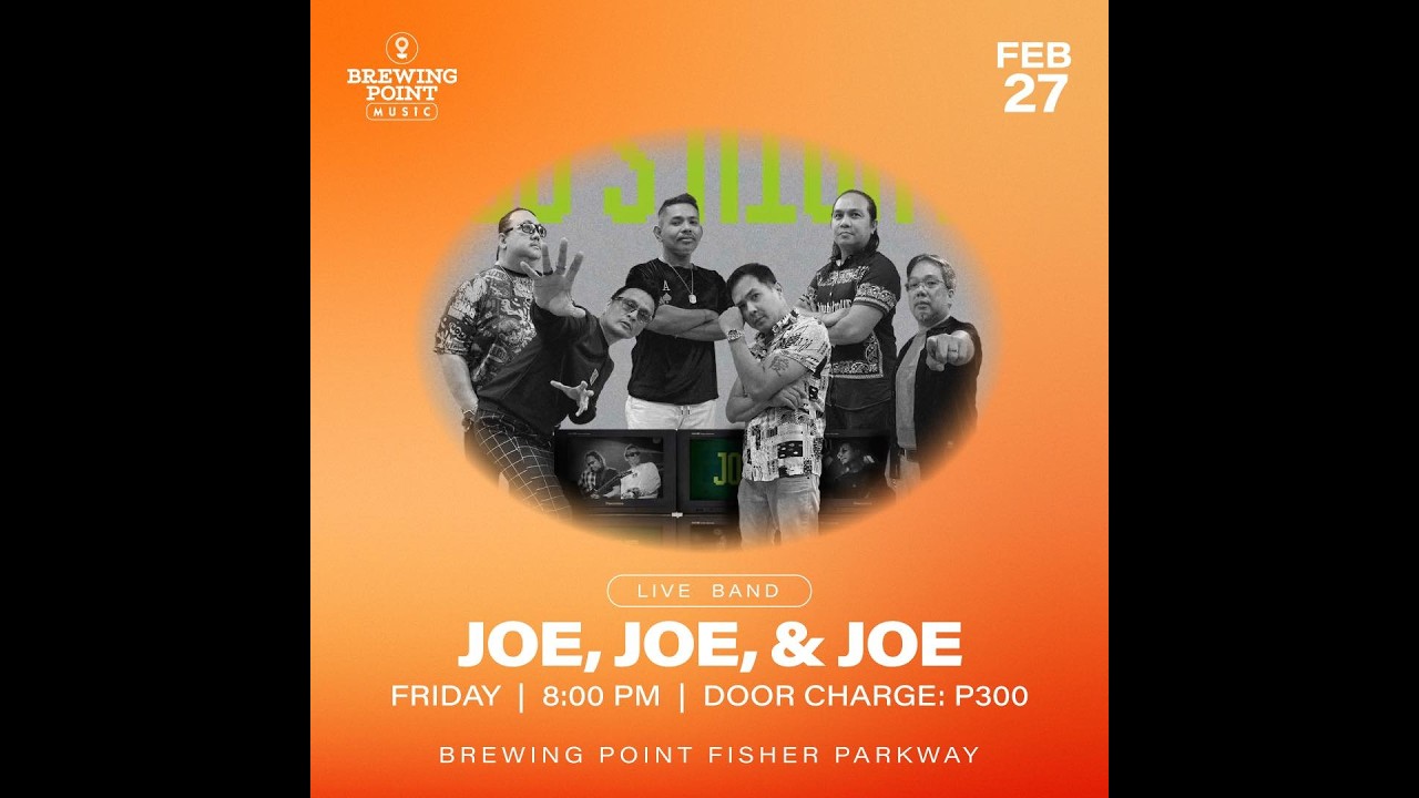 JOE, JOE, JOE (FULLBAND) - Live at Brewing Point Fisher Parkway