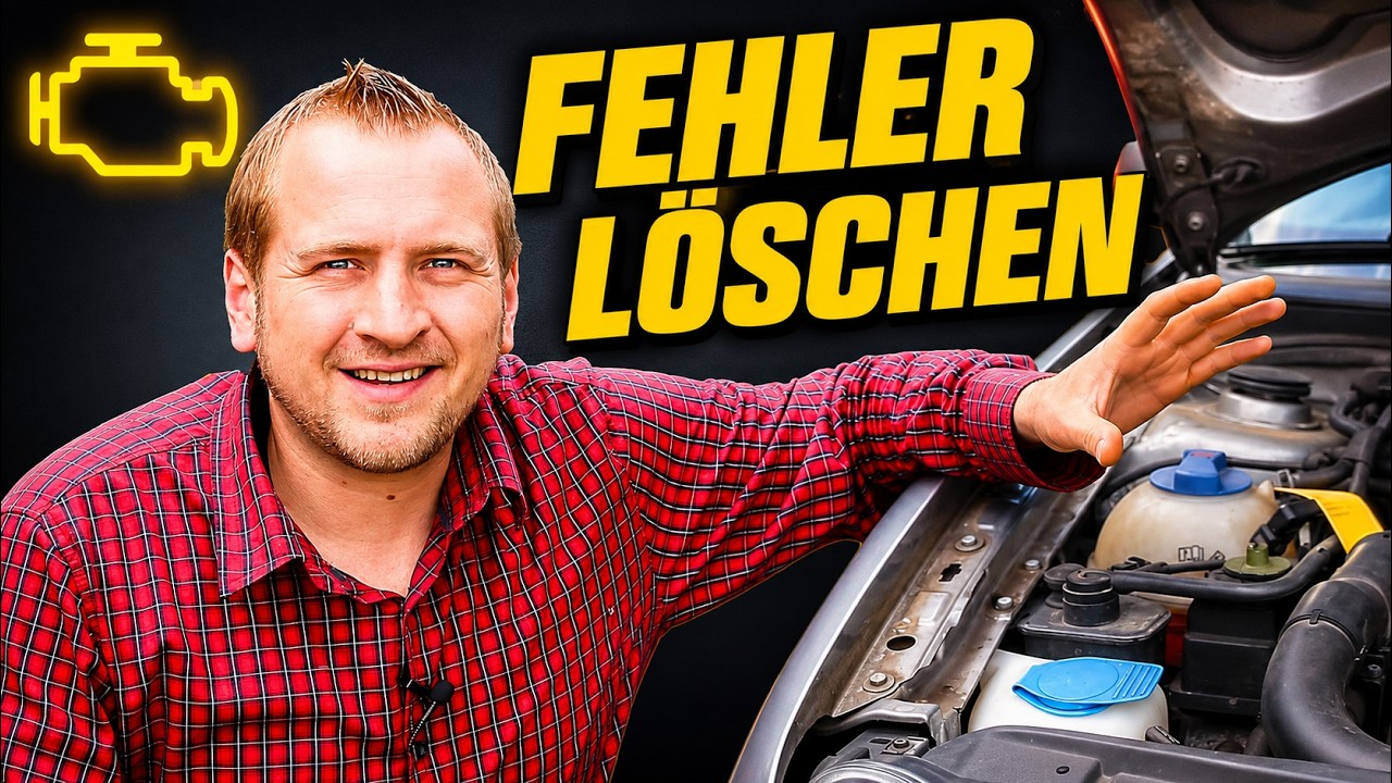 🔴FEHLERCODE L&Ouml;SCHEN UND AUSLESEN BEIM AUTO  ( ANLEITUNG UND REVIEW )