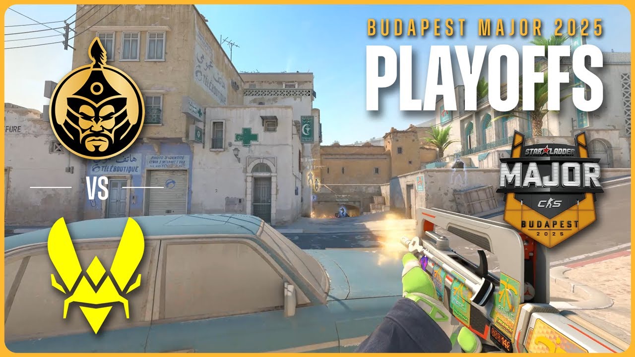 ЧЕТВЕРТЬФИНАЛ! TheMongolz против Vitality - ОСНОВНЫЕ МОМЕНТЫ - StarLadder Budapest Major 2025 - П...
