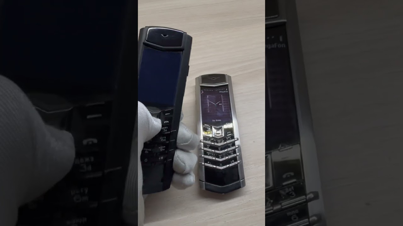 Vertu signature s быстрое отличие от копии по шрифту блокировки клавиатуры #vertusignature #vertu