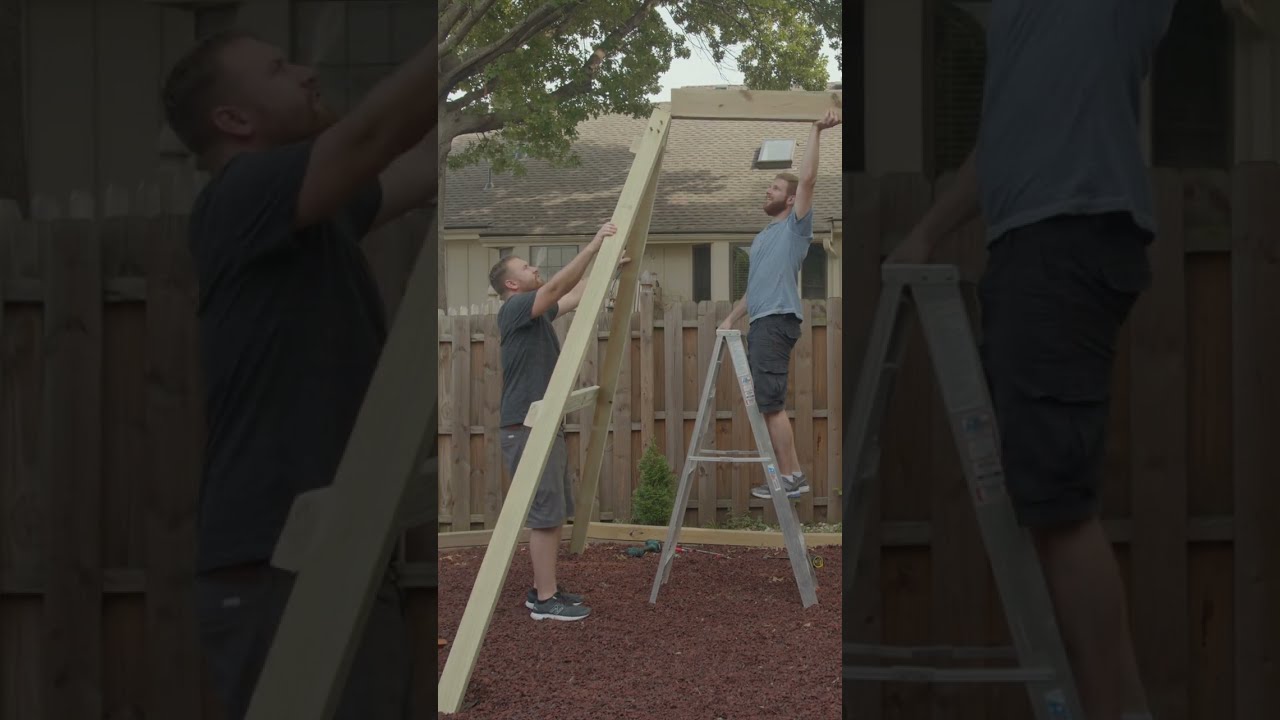 I Built a DIY Backyard Swing Set From Scratch!