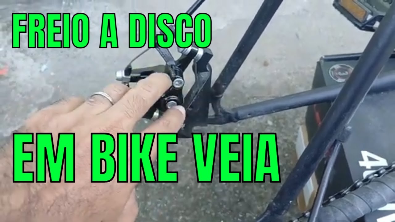 COMO ADAPTEI O FREIO A DISCO NA MINHA BIKE