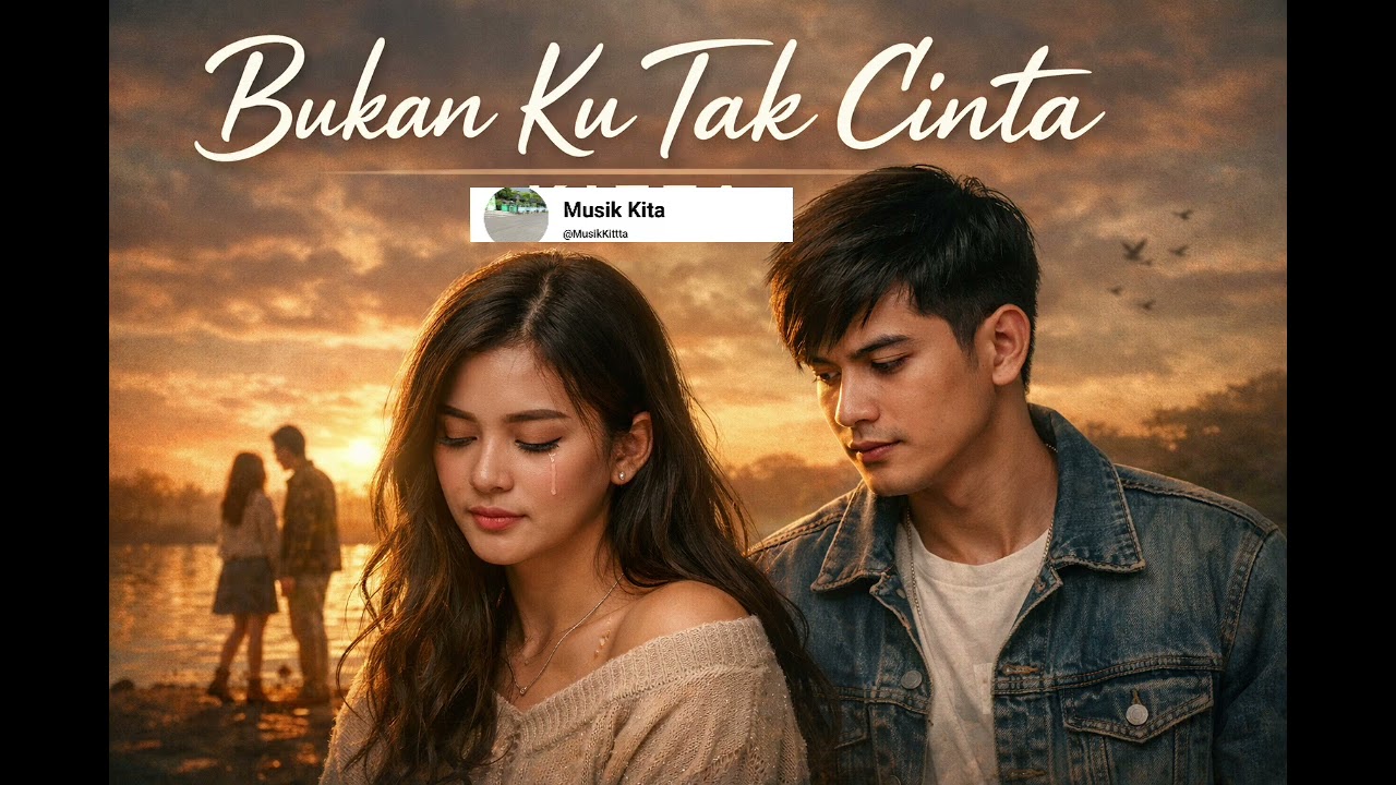 Bukan Ku Tak Cinta ( Official Lirik Video  Musik Kitta )
