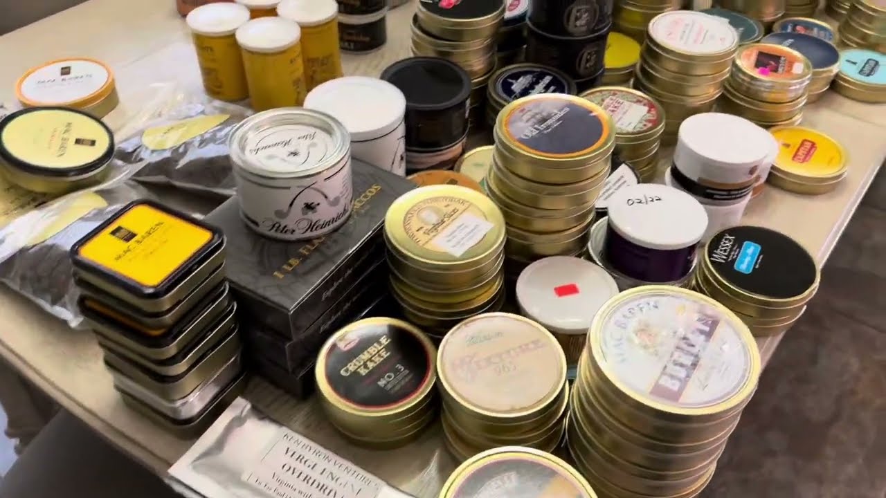 A Peek into My Tobacco Cellar: My Complete Tinned Tobacco ( Not Jars ) #ytpc #ytpcpipecommunity
