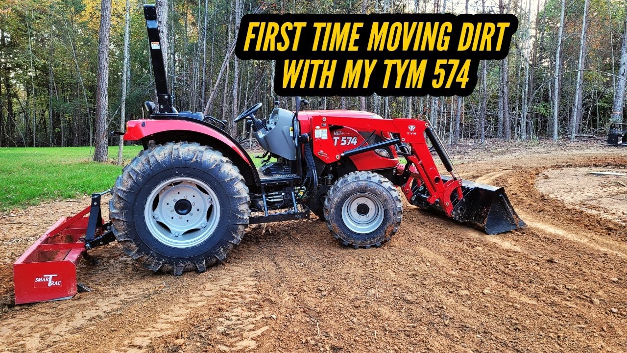 TYM 574 Front End Loader in Action