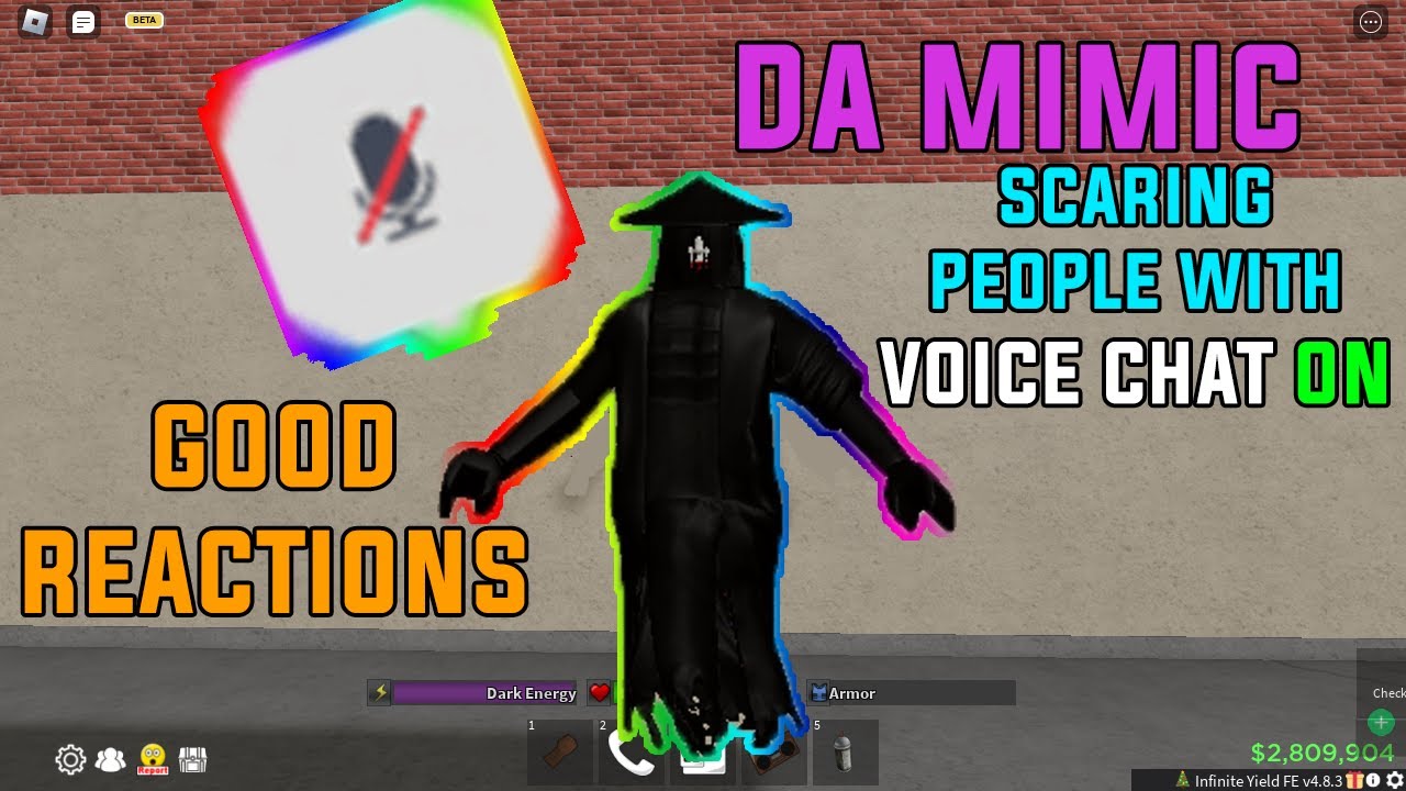 (PASTEBIN 2022) ROBLOX DA MIMIC 4 *ОБНОВЛЕНО*[ ПУГАЮ ЛЮДЕЙ С ВКЛЮЧЕННЫМ ГОЛОСОВЫМ ЧАТОМ , БЕСПЛАТ...