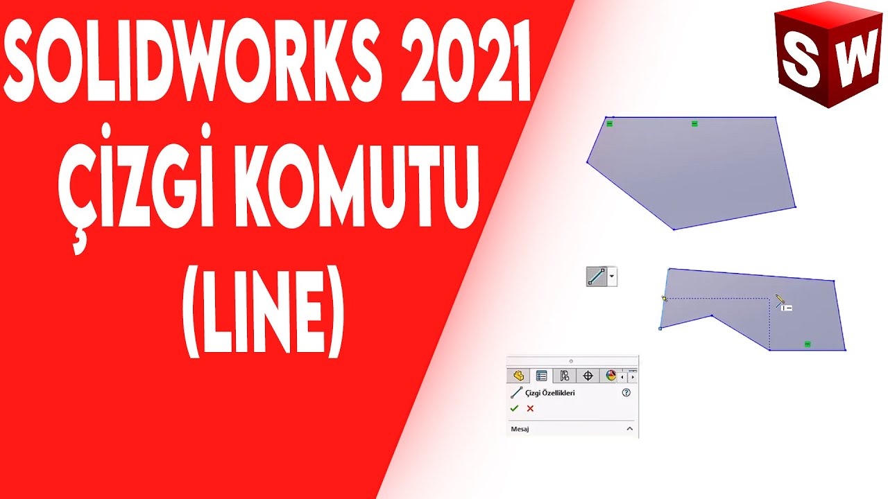 &Ccedil;İZGİ KOMUTU l SOLİDWORKS 2021 EĞİTİM SETİ l YENİ BAŞLAYANLAR İ&Ccedil;İN SOLİDWORKS - 0001