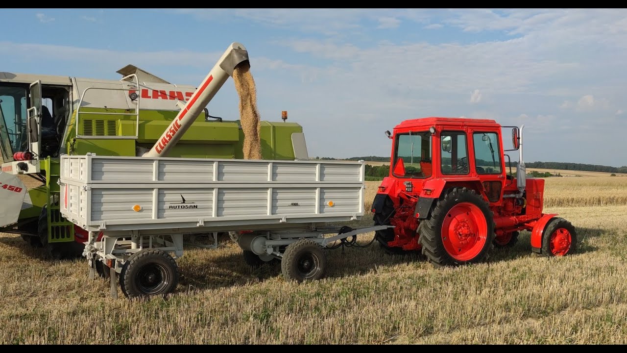 Rok 2022 niczym rok 1990 czyli nowy MTZ 82 z dwuletnią przyczepą Autosan D-732 // Engine sound