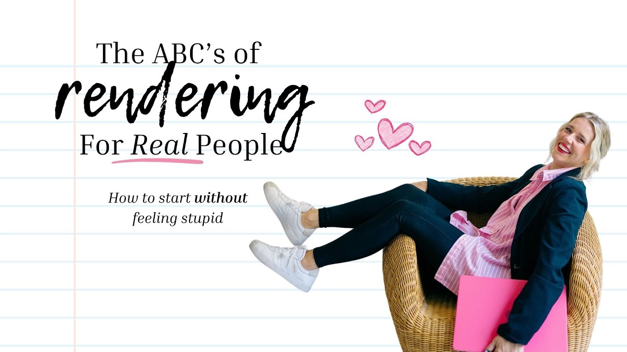 How to start rendering your designs without feeling stupid