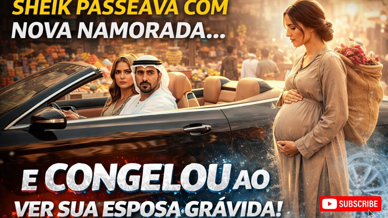 Sheik sai com nova namorada e fica em choque ao reencontrar a ex grávida na rua