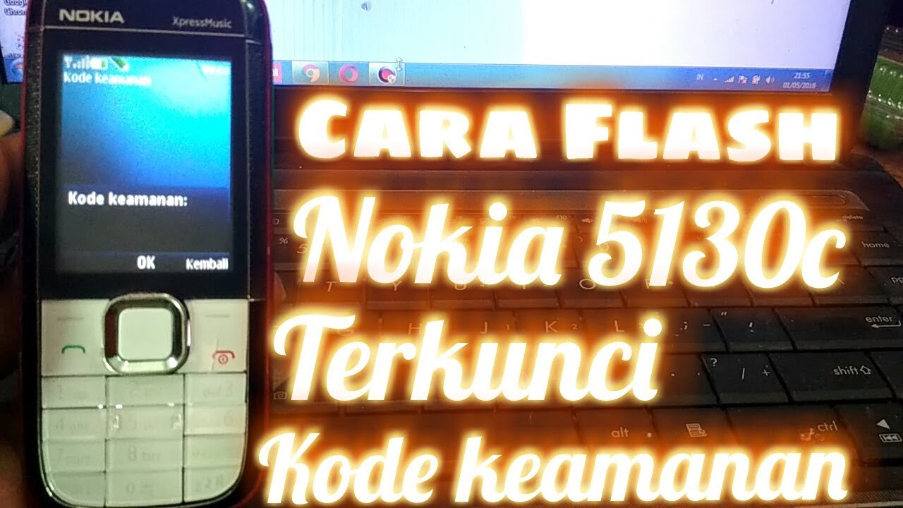 Flash Nokia 5130c Tanpa box Flasher || Terkunci kode pengaman ||
