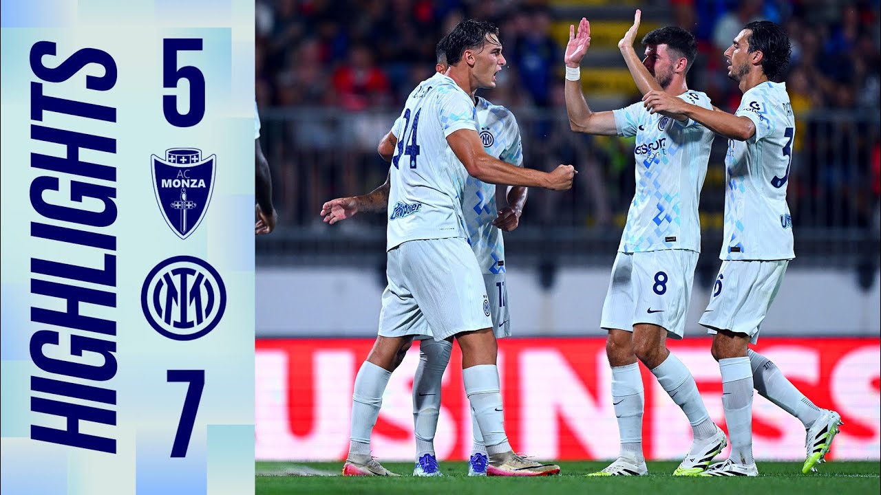 GOL DI TACCO DI PIO 🤯 + VITTORIA AI RIGORI | MONZA 5-7 INTER | HL AMICHEVOLE 2025/26 ⚽⚫🔵