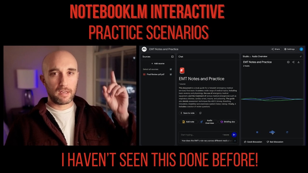 NotebookLM: как я использую его для отработки интерактивных сценариев (НЕ ВРАЧ)